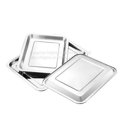 Wholesale Stainless Steel Multifunctional Tray Dental Medical Tray BBQ Tray photo-2