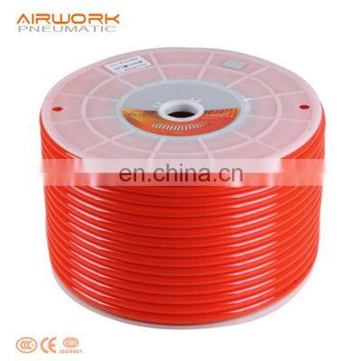 pneumatic red Polyurethanes pu soft round pushing air tube hose 8mm