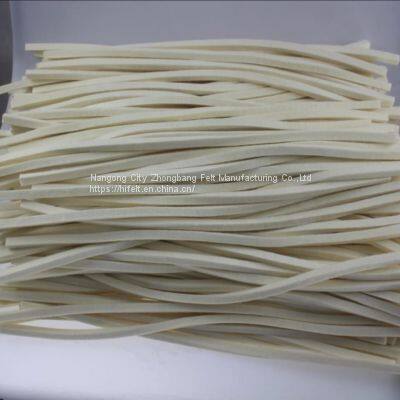 100% Wool Felt Rope/rope/strip/rope For Oil Absorption Felt Custom Size