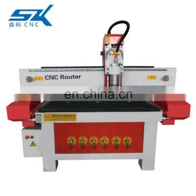 SENKE Configuration Upgrade Wood CNC Router Engraving Machine for Door and Advertising