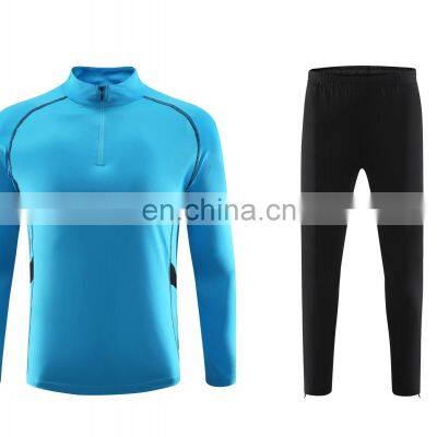 Wholesale high quality football soccer uniforms for men soccer practice training sets OEM ODM