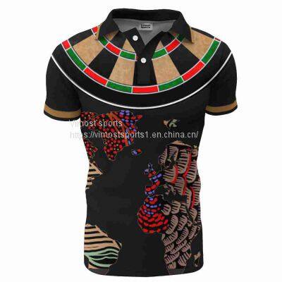 New Style Dart Shirt of High Quality with Short Sleeves