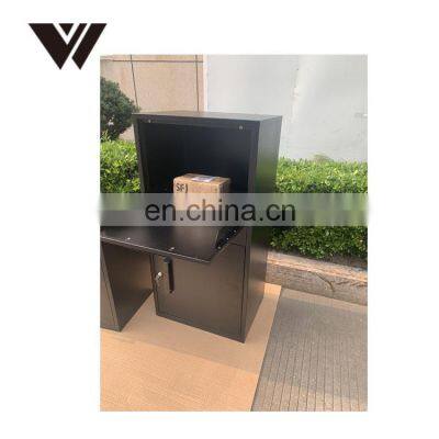 extra large standalone unique design weatherproof galvanized steel smart parcel delivery box