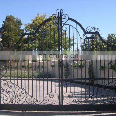 Galvanized Steel Fence Metal Door Casting Iron Wrought Iron Gate photo-3