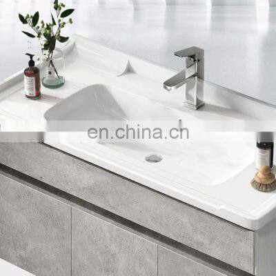 High Class Luxury Wood Bathroom Cabinet Bathroom Vanity Set With Countertop Bathroom LED Smart Mirror Cabinet Home Decor photo-4