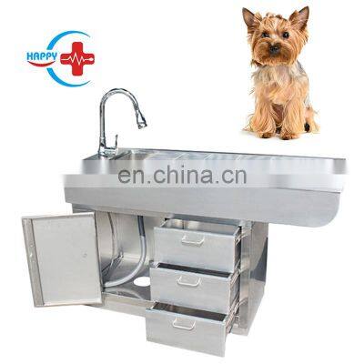 HC-R019 High quality stainless veterinary table veterinary treatment table