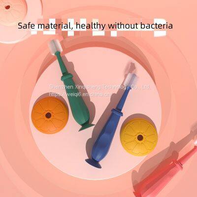 360 Degree Rotating Cleaning Toothbrush Baby Silicone Toothbrush Waterproof Oral Care Teeth Whitening Manual Silicone Toothbrush photo-4