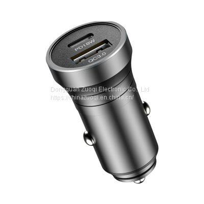 Factory Hot Selling Dual-USB Quick Charge Car Charger 36W QC3.0 photo-2