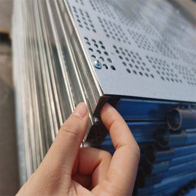 Factory Prices Can be Customized for Construction Site Scaffolding, Fence Attachment Type Anti Fall Steel Plate Mesh photo-3