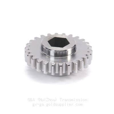 Metal Hexagonal Gear, Hexagonal Inner Bore, Custom Gear photo-2