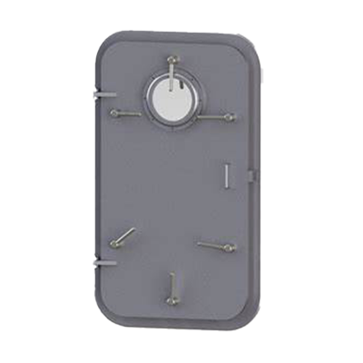 Fast delivery Marine waterproof six handle steel weatherproof door