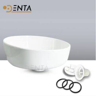 Acrylic Imitation Ceramic spittoon basin/plastic spittoon for Dental unit chair parts/equipment mouthwash basin dentist tools