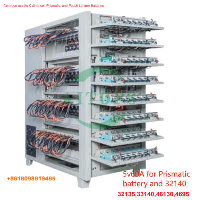 Aitop Cell Tester Энергосберегающий 5В 60А 64-канальный для призматических, пакетных и цилиндрических элементов с возможностью циклического тестирования