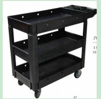 PP Mateial Plastic Heavy Duty Tub Cart Tool Hand Trolley 03 photo-3