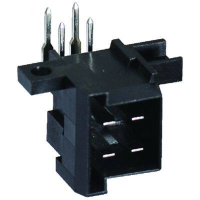 Compact Replace 828801 - 1 4 - Pin PCB Header Connector for Small Electronics