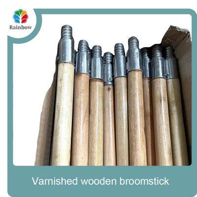120cm 150cm Wooden Broom Stick Natura Varnished Broom Stick for Cleaning Tools photo-3