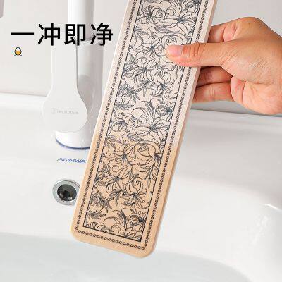 Custom Printed Stone Bath Mat Set, Diatomite Coaster, Soap Tray, Faucet Mats photo-5