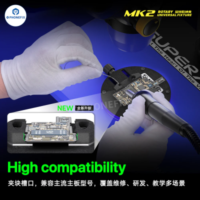 MECHANIC MK2 360° Rotating Motherboard Holder for Mobile Phone IC Chip Repair photo-2