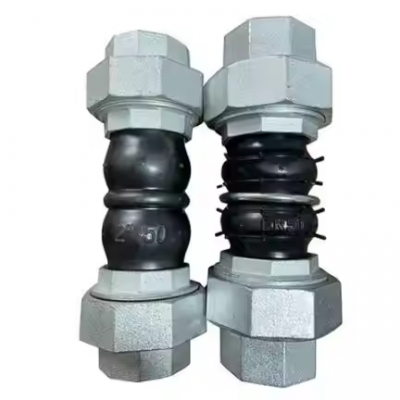 Junta de goma con brida de acero inoxidable, juntas de goma flexibles de conexión de tuberías EPDM/NBR