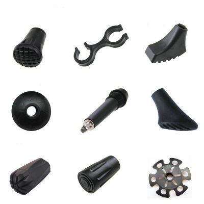 11mm Hole Diameter Trekking Pole Tips - Walking Sticks Replacement Tip Protectors for Trekking Poles, Hiking Sticks & Canes