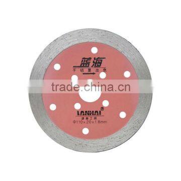 110mm Continuous tooth blade for cutting marble,stone