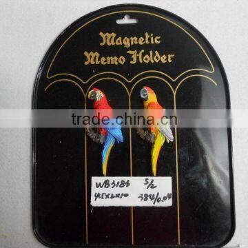 Resin hanging decoration of parrot figurine