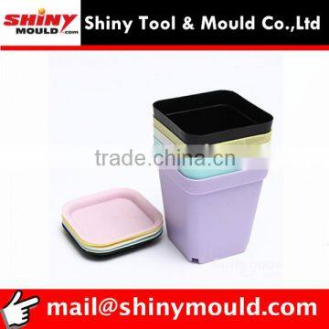 China custom injection flower plant pots moulding