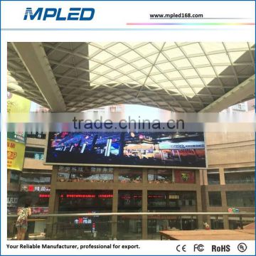 RGB full color DIP346 very bright HD video wall outdoor as fixed vido wall outside