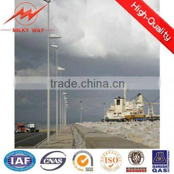 high quality of folding street lighting pole, galvanized folding street lighting pole factory