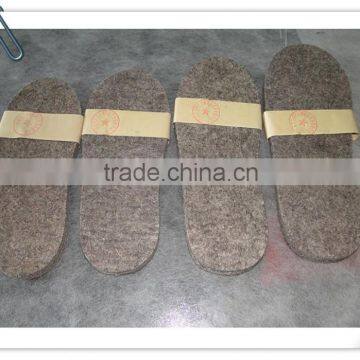 cold proof and heat-retaining 6mm thick wool felt insoles