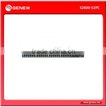 Genew Switch S2600-52PC Carrier-Class Access Ethernet LANswitch as a new generation carrier access Ethernet POE devices