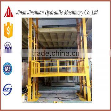 low price and reliable guide rail chain lift table SJD