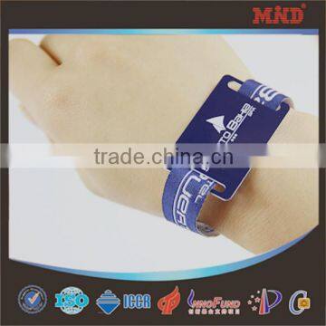 MDW205 Free Samples Cheap Custom Festival RFID Woven Fabric Wristband on Sale photo-2