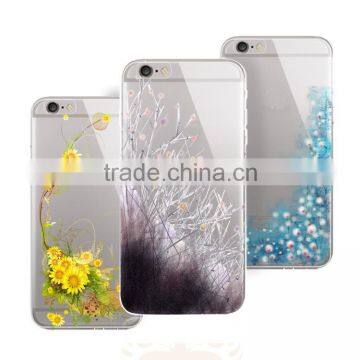 for glitter iphone case Customized high quality transparent phone cell