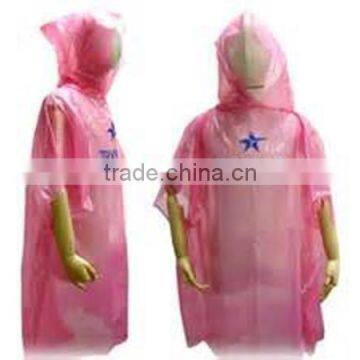 Women Custom Printed Emergency Black Poncho Raincoat photo-5
