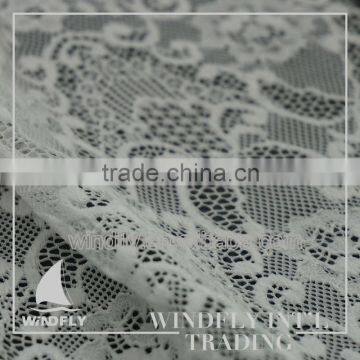 High Standard Stretchy And Soft White Lace Fan photo-6