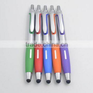 2016 touch pen dual-purpose pen Plastic Promotion Ballpoint pen