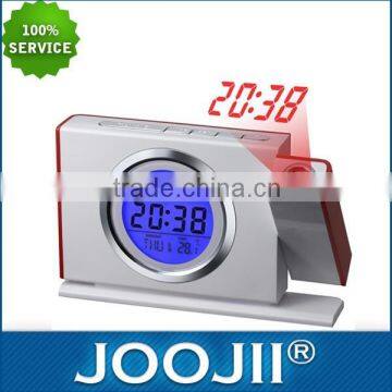 Hot product red led projection alarm clock radio