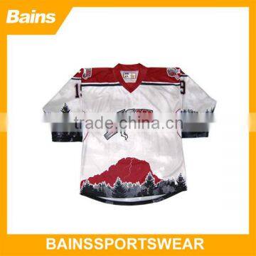 Profession sublimation ice hockey jersey manufacturer in China