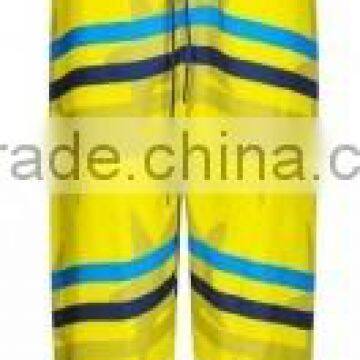 Yellow 100% polyester board short