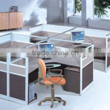 Popular layout Four Seats Office Workstation, office cubicle workstation (SZ-WS228)