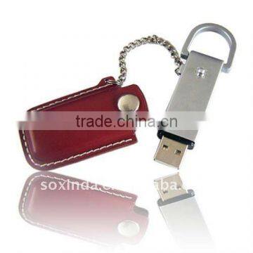 Unique Design! Leather Usb Stick for New Year Gift