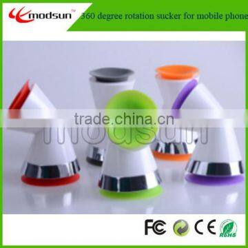 Hot selling phone holder !!! 360 degree rotation universal silicone Rubber Sucker Mobile Phone Holder(MHD200)