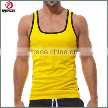 High performance OEM service yellow sports tank top shirt