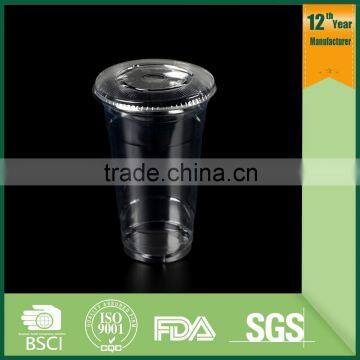 16oz pet plastic cups with dome lid,pet quality cups,disposable plastic cups