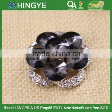 Hot Sale Large Size Grey Crystal Rhinestone Button 15777 photo-5