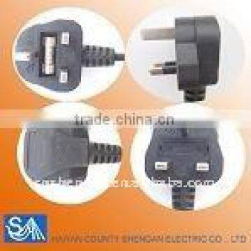 BS power cables;cords;power plug