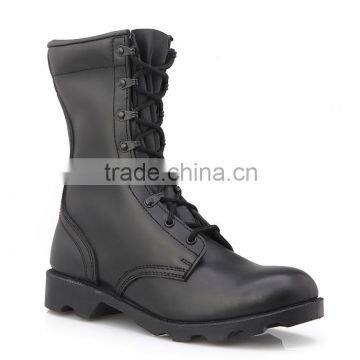 slip-resistant waterproof toe work boot /High quality leather steel toe safety police and army boots