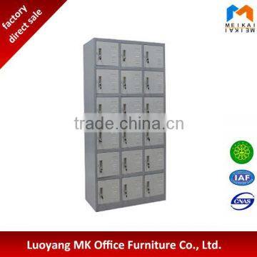 Factory direct sale 18 door metal storage cabinet