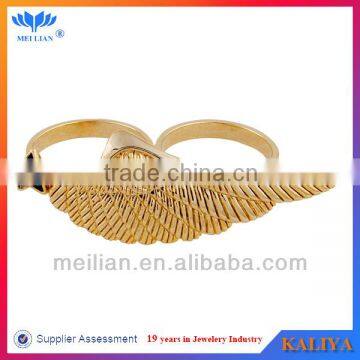 Gold ring jewelry angel wing ring 2014